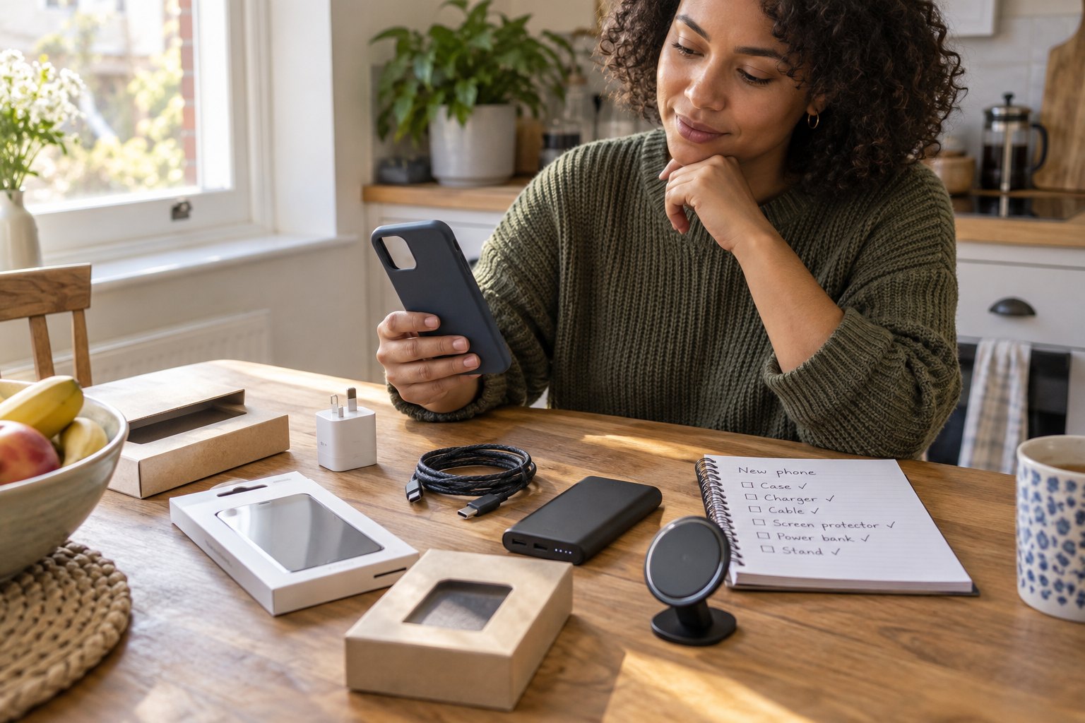 Everyday scene related to iPhone 18 Pro accessories