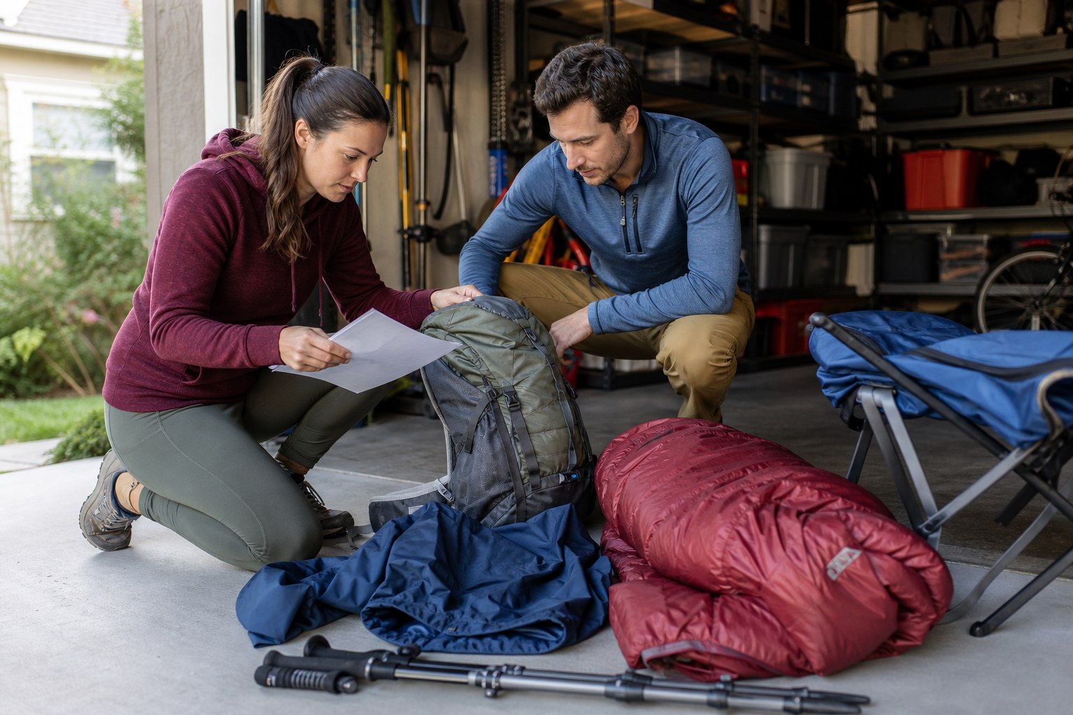 Everyday scene related to Labor Day outdoor gear