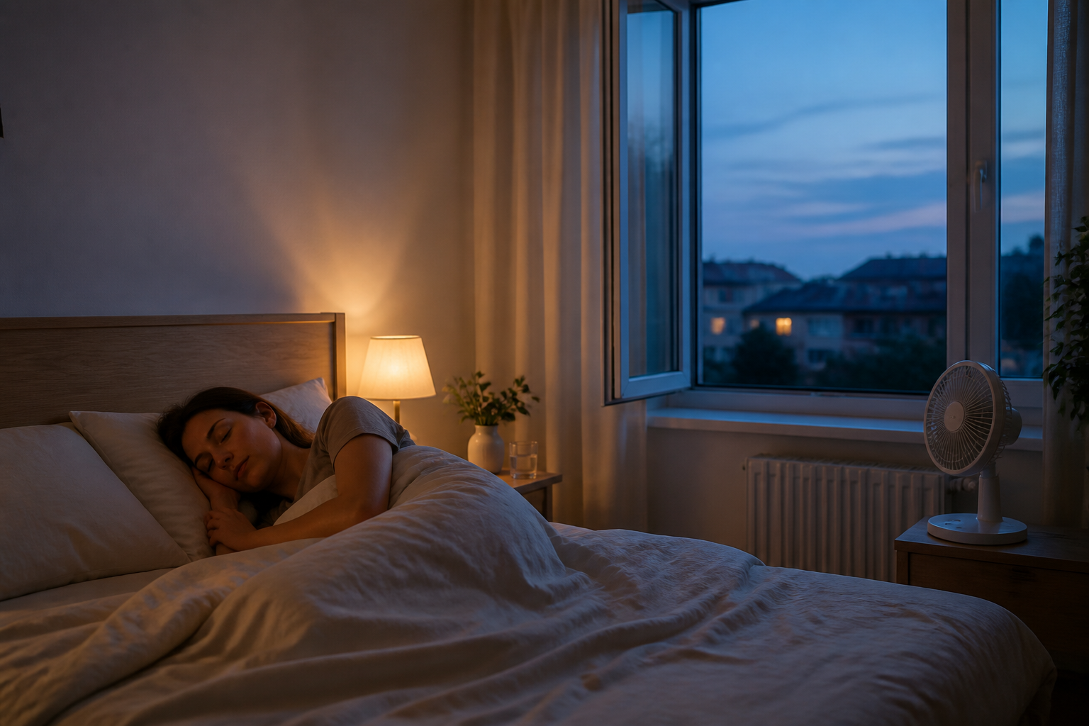 Everyday scene related to bedroom fan