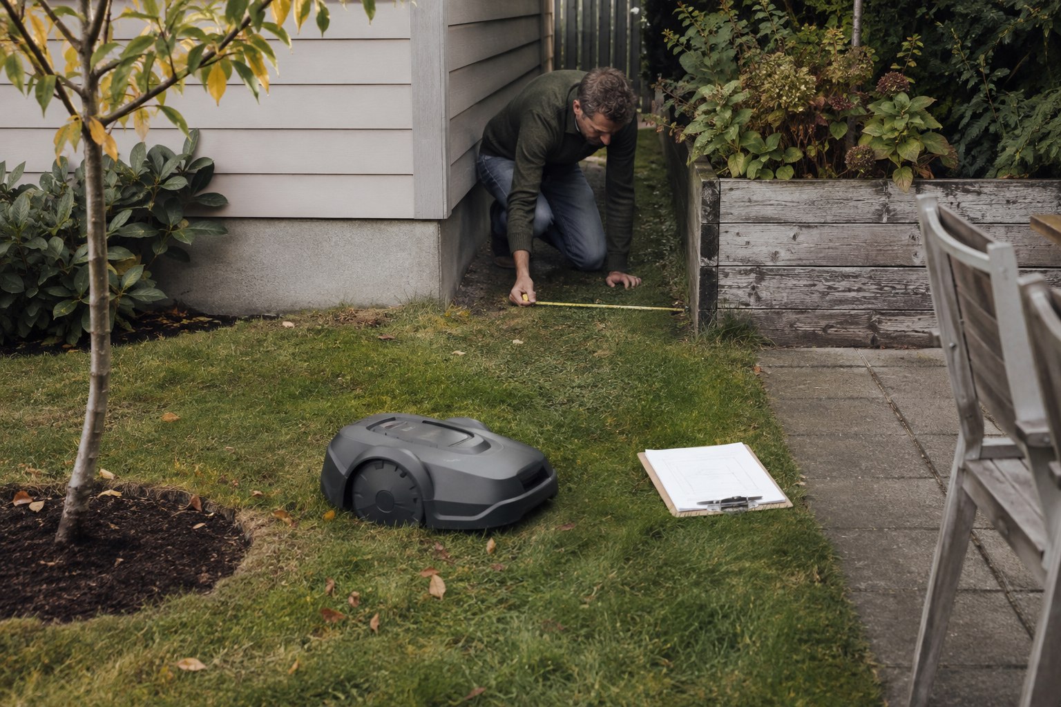 Everyday scene related to robot lawn mower
